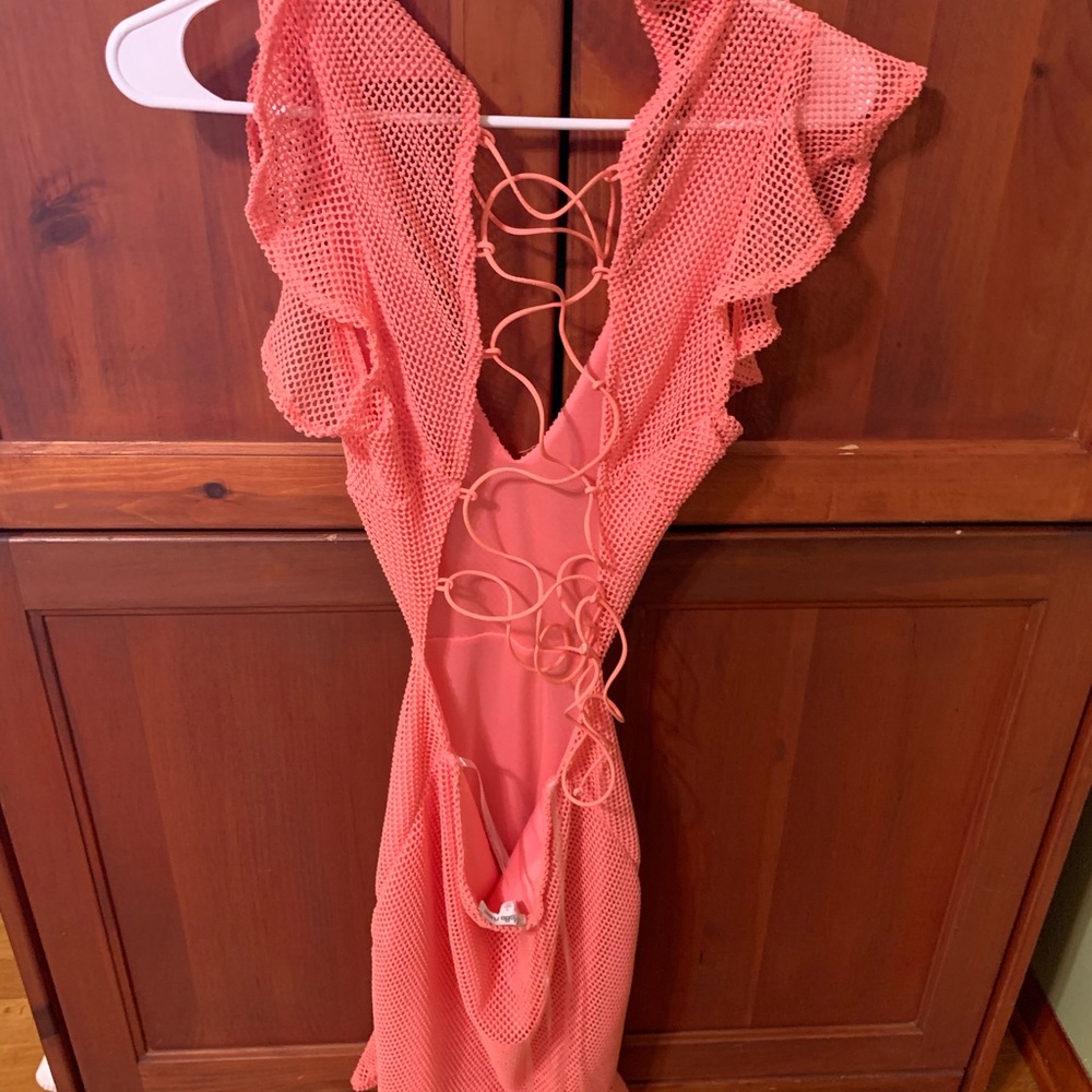 Coral dress